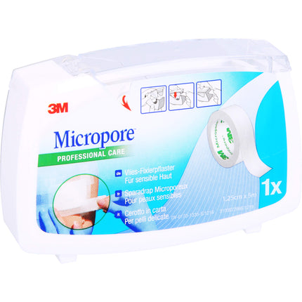 MICROPORE Vliespfl.1,25cmx5m m.Abr.1530NP-0SD