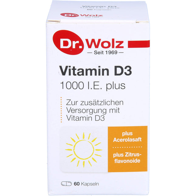 VITAMIN D3 1000 I.E. plus Dr.Wolz Kapseln