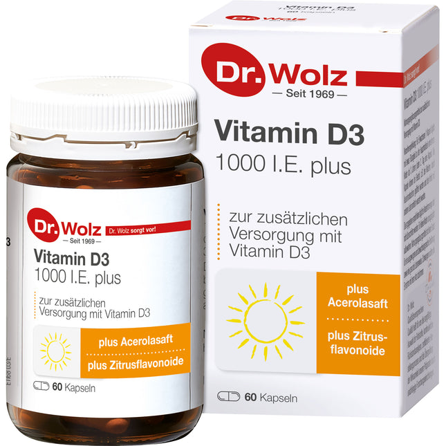 VITAMIN D3 1000 I.E. plus Dr.Wolz Kapseln