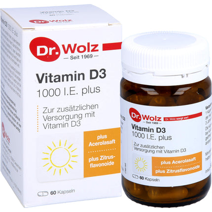 VITAMIN D3 1000 I.E. plus Dr.Wolz Kapseln
