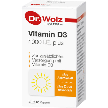 VITAMIN D3 1000 I.E. plus Dr.Wolz Kapseln