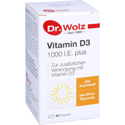 VITAMIN D3 1000 I.E. plus Dr.Wolz Kapseln