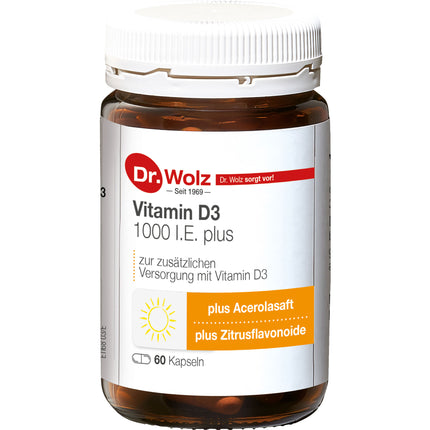 VITAMIN D3 1000 I.E. plus Dr.Wolz Kapseln
