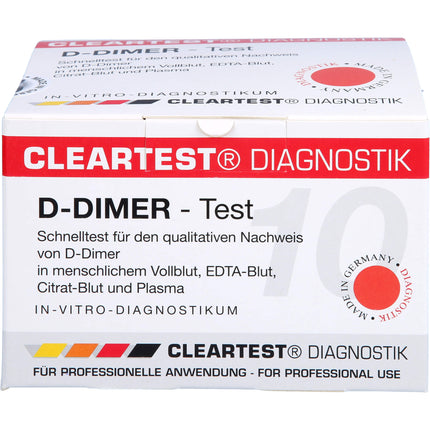 D-DIMER Cleartest Vollblut TVT LE DIC