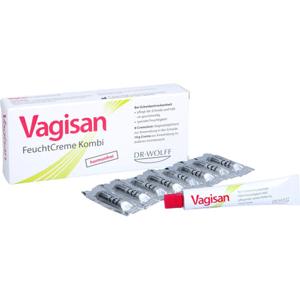 VAGISAN FeuchtCreme Kombi 8 Ovula+10 g Creme