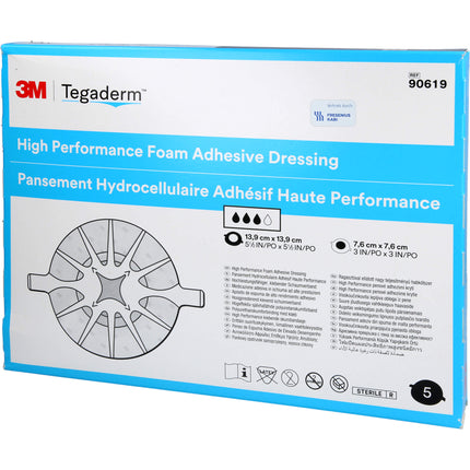 TEGADERM Foam Adhesive FK 13,9 cm rund 90619