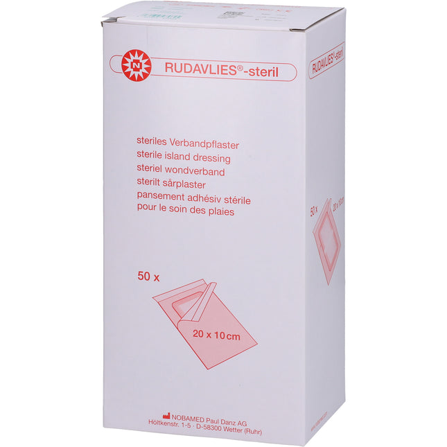 RUDAVLIES-steril Verbandpflaster 10x20 cm