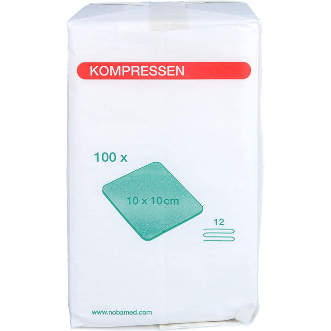 MULLKOMPRESSEN 10x10 cm unsteril 12fach