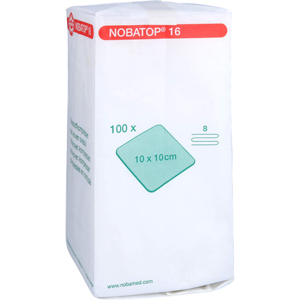 NOBATOP 16 Kompressen 10x10 cm unsteril