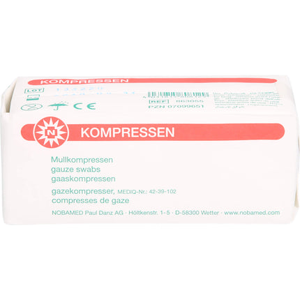 MULLKOMPRESSEN 5x5 cm unsteril 8fach