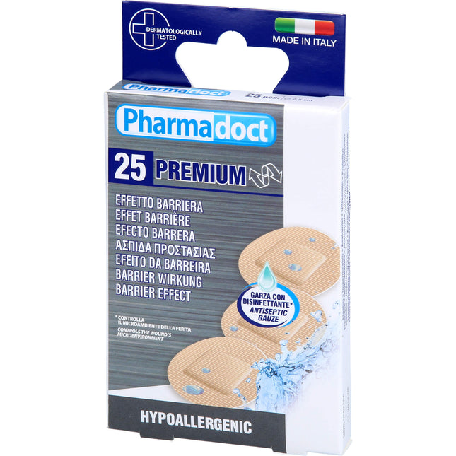 BLUTSTILLENDES Pflaster Mull 2,5 cm rund