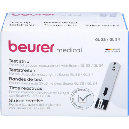 BEURER GL32/GL34/BGL60 Blutzucker-Teststreifen