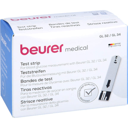 BEURER GL32/GL34/BGL60 Blutzucker-Teststreifen