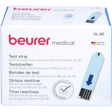 BEURER GL40 Blutzuckerteststreifen