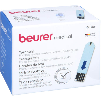 BEURER GL40 Blutzuckerteststreifen
