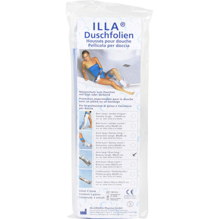 DUSCHFOLIEN Arm lang 80 cm