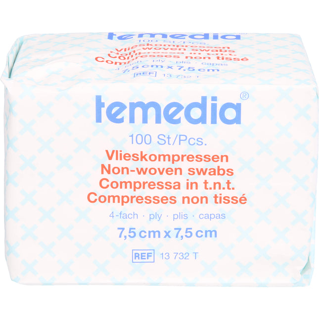 VLIESKOMPRESSEN unsteril 7,5x7,5 cm 4fach
