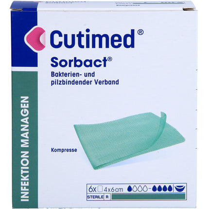 CUTIMED Sorbact Kompressen 4x6 cm