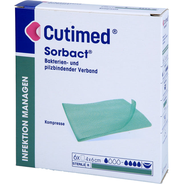 CUTIMED Sorbact Kompressen 4x6 cm