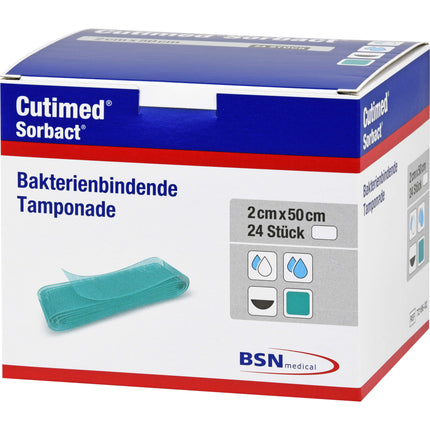 CUTIMED Sorbact Tamponaden 2x50 cm