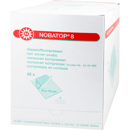 NOBATOP 8 Kompressen 10x10 cm steril
