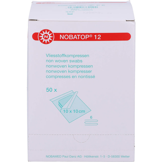 NOBATOP 12 Kompressen 10x10 cm steril