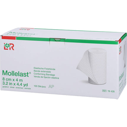 MOLLELAST Binden 8 cmx4 m weiß lose