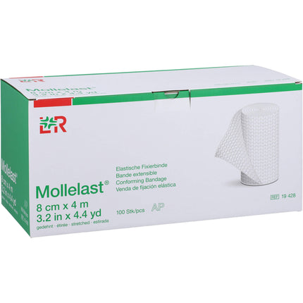 MOLLELAST Binden 8 cmx4 m weiß lose