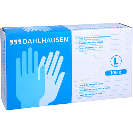 VINYL Handschuhe ungepudert Gr.L