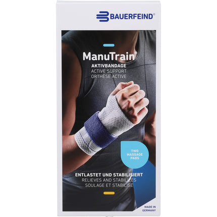 MANUTRAIN Handgelenkbandage links Gr.5 schwarz