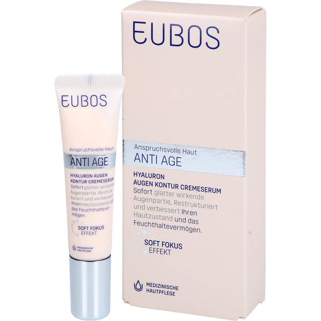 EUBOS SENSITIVE Hyaluron Augen Kontur CremeSerum