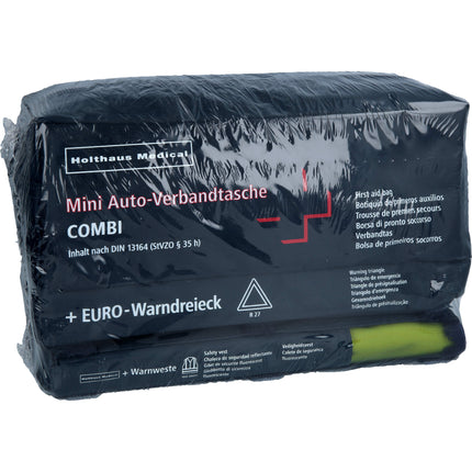 VERBANDTASCHE mini 3in1 DIN 13164+Warndreieck+Wes.