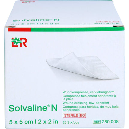 SOLVALINE N Kompressen 5x5 cm steril