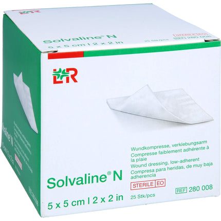 SOLVALINE N Kompressen 5x5 cm steril
