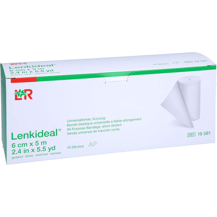 LENKIDEAL Idealb.6 cmx5 m weiß o.Verbandkl.lose