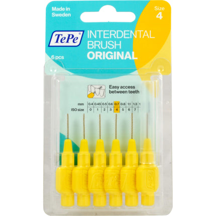 TEPE Interdentalbürste 0,7mm gelb