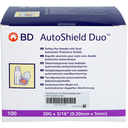 BD AUTOSHIELD Duo Sicherheits-Pen-Nadeln 5 mm