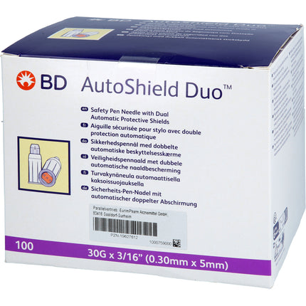 BD AUTOSHIELD Duo Sicherheits-Pen-Nadeln 5 mm