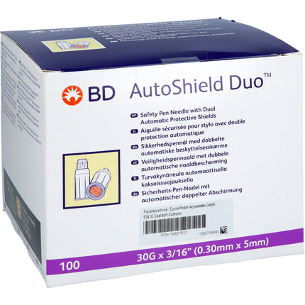BD AUTOSHIELD Duo Sicherheits-Pen-Nadeln 5 mm