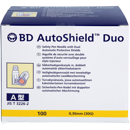 BD AUTOSHIELD Duo Sicherheits-Pen-Nadeln 8 mm