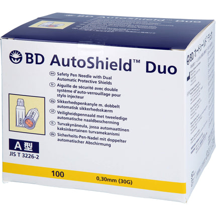 BD AUTOSHIELD Duo Sicherheits-Pen-Nadeln 8 mm