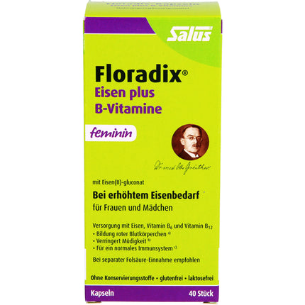 FLORADIX Eisen plus B Vitamine Kapseln