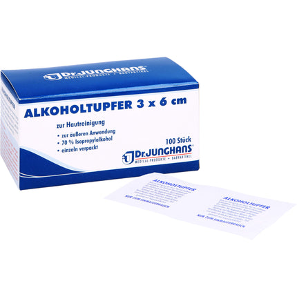 ALKOHOLTUPFER 3x6 cm steril