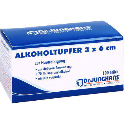 ALKOHOLTUPFER 3x6 cm steril