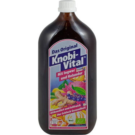 KNOBIVITAL mit Ingwer und Holunder Bio