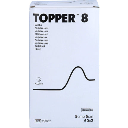 TOPPER 8 Kompr.5x5 cm steril