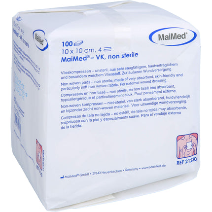 VLIESKOMPRESSEN unsteril 10x10 cm