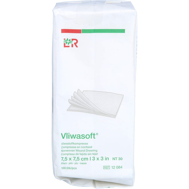 VLIWASOFT Vlieskompressen unsteril 7,5x7,5 cm 6l.