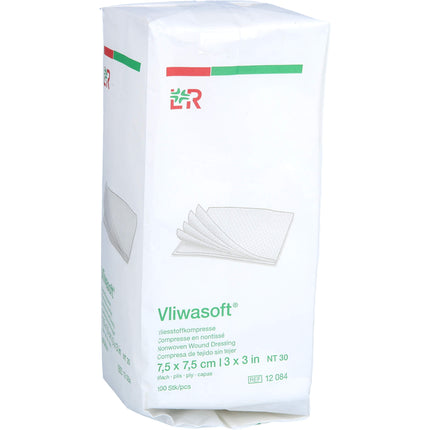 VLIWASOFT Vlieskompressen unsteril 7,5x7,5 cm 6l.