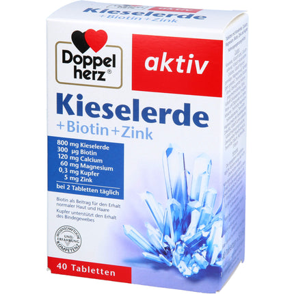 DOPPELHERZ Kieselerde+Biotin+Zink Tabletten